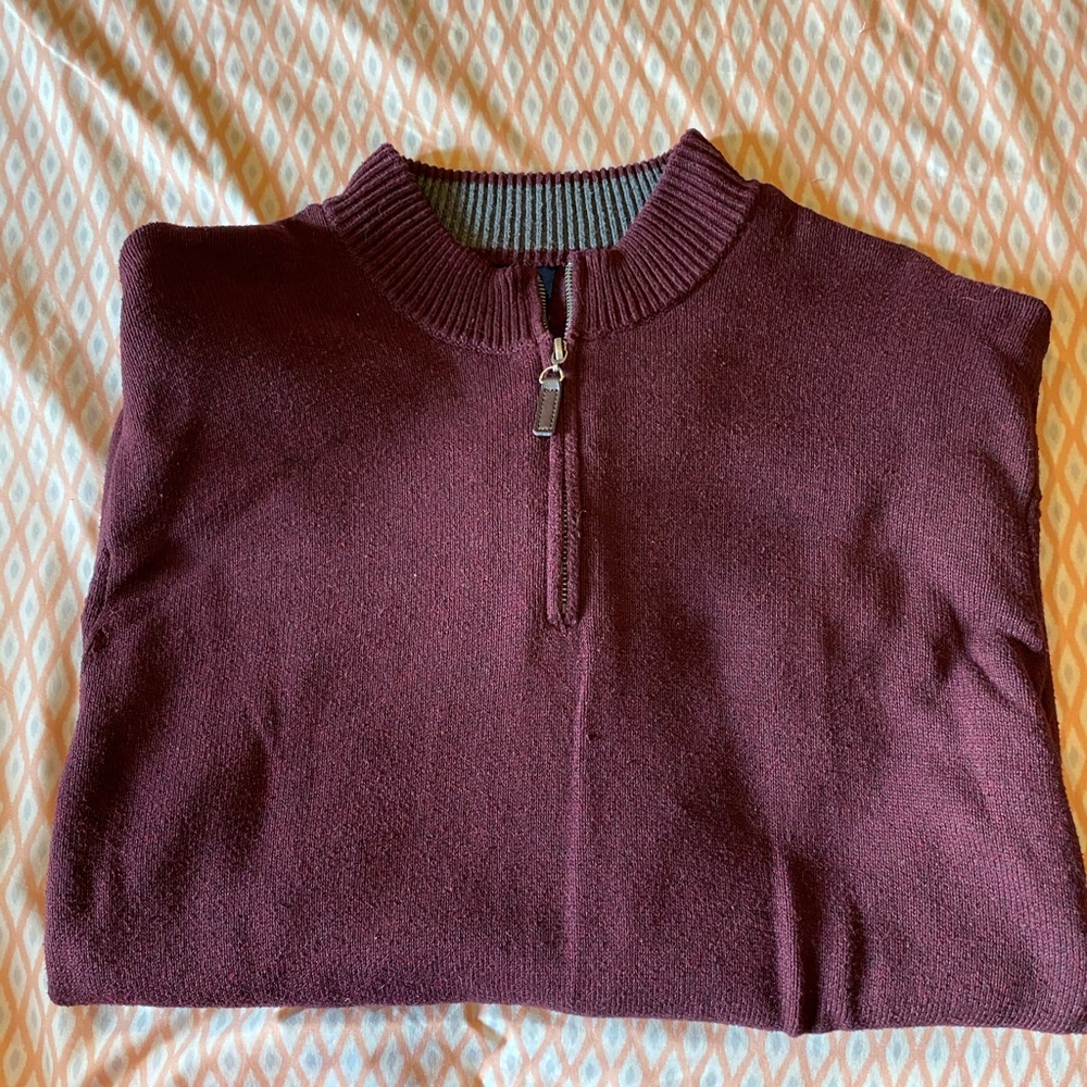 Maroon Dressy Crewneck